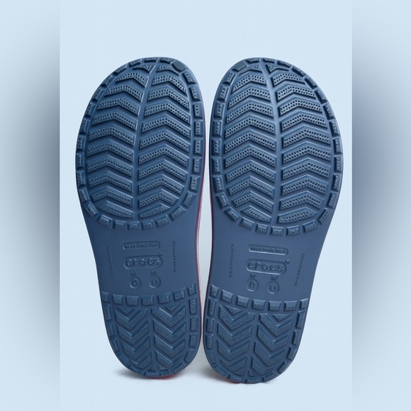 Crocs Crocband Unisex Sandals Black/Dark Blue Red – Men’s 9 / Women’s 11 - Picture 5 of 5